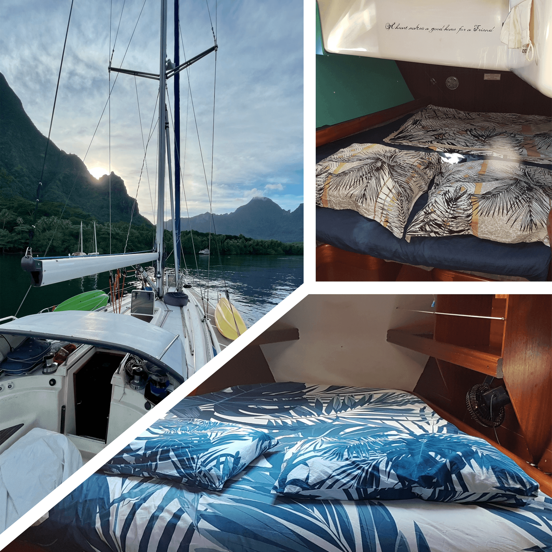 Dormir à bord comme de vrais marins - découvrir la vie de plaisancier